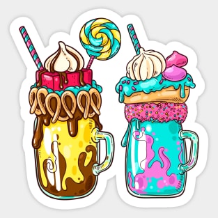 Milkshake Double Sticker